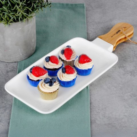 Talerz Taca do Serwowania Sałatek Przekąsek Porcelana NAVA 40,5 cm