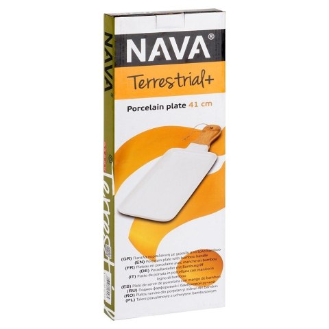 Talerz Taca do Serwowania Sałatek Przekąsek Porcelana NAVA 40,5 cm