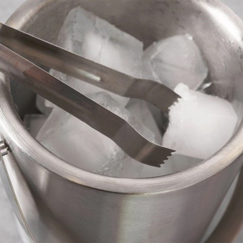 Wiaderko do Lodu Termiczne ze Szczypcami Stalowe Trwałe Solidne ORION 1,7 L