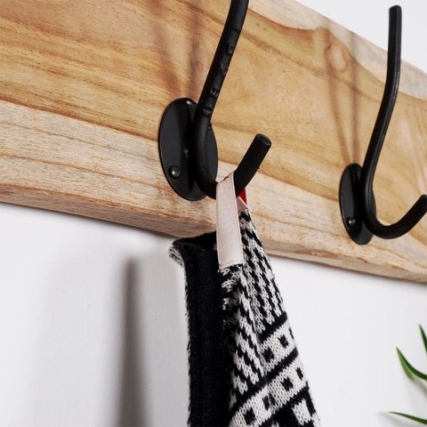 Wieszak Ścienny na Ubrania Drewniany Solidny HOME STYLING COLLECTION 49,5cm