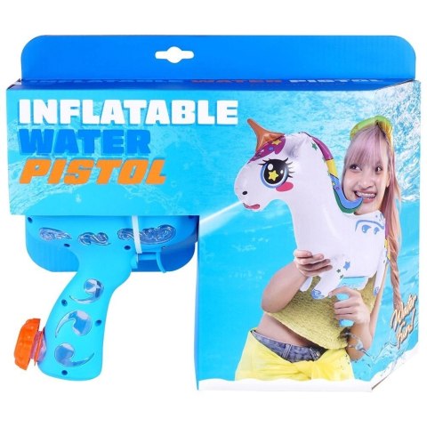 Zabawka Pistolet na Wodę Dmuchany Jednorożec Solidny FREE & EASY 55x18x58cm