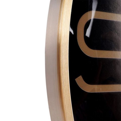 Zegar Ścienny na Ścianę Złoty Czarny Klasyczny do Salonu Biura VILDE 30 cm