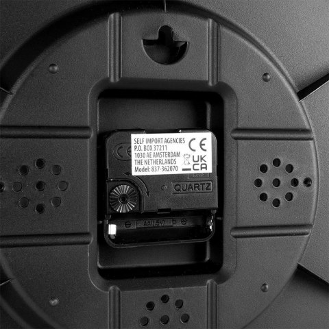 Zegar Ścienny na Ścianę Złoty Czarny Klasyczny do Salonu Biura VILDE 30 cm