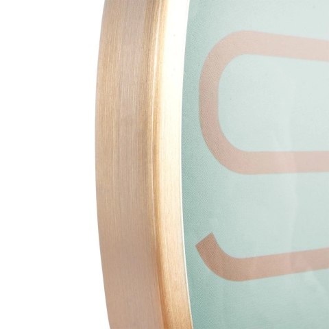 Zegar ścienny złoty miętowy 30 cm