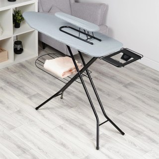 Zestaw Deska Rękawnik do Prasowania Szara Solidna VILDE 140 x 39 x 92 cm