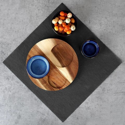 Zestaw Miseczki na Przekąski Ceramiczne na Tacy EXCELLENT HOUSEWARE 4 el.