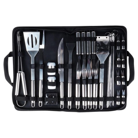 Zestaw Przyborów Akcesoria do Grilla Stalowe z Etui VILDE 33 el.