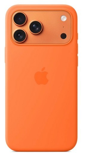 APPLE iPhone 17 Pro Max Silicone Case with MagSafe - Orange