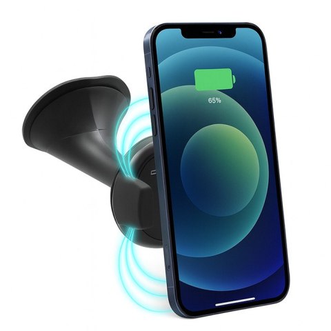 Qoltec Ładowarka samochodowa indukcyjna 5W | 5V | 1A | Micro USB