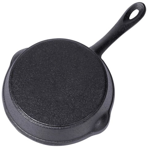 Żeliwna Okrągła Patelnia do Wylewania na Gaz ORION 16 cm