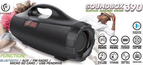 Głośnik Bluetooth/FM/USB Rebeltec SoundBox 390 Głośnik Bluetooth/FM/USB Rebeltec SoundBox 390