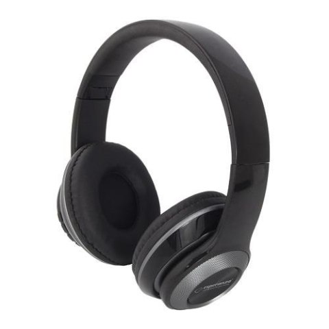 Słuchawki z mikrofonem Esperanza "Skald" bluetooth czarne Słuchawki z mikrofonem Esperanza "Skald" bluetooth czarne