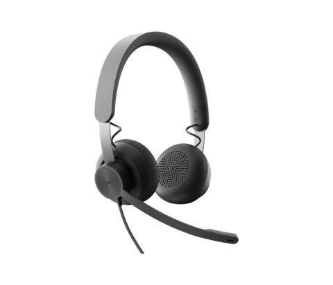 Słuchawki z mikrofonem Logitech Zone 750 czarne Słuchawki z mikrofonem Logitech Zone 750 czarne