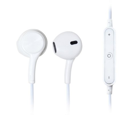 Słuchawki z mikrofonem Msonic MHS6W, Bezprzewodowe BT, Sportowe białe Słuchawki z mikrofonem Msonic MHS6W, Bezprzewodowe BT, Sportowe białe