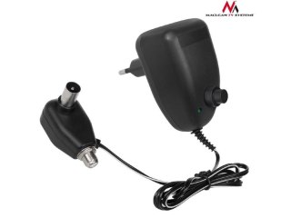 Zasilacz TV antenowy Maclean MCTV-914 12V 100mA gniazdo F z regulacją