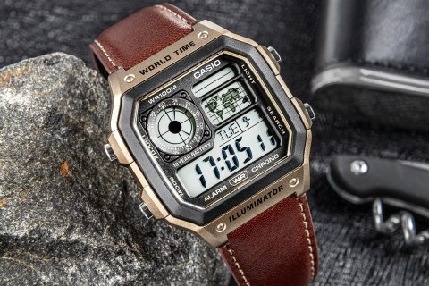 Zegarek Męski CASIO AE-1200WHL-5AVDF + BOX