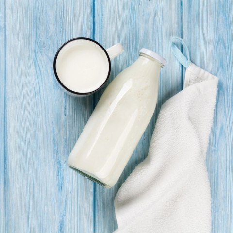 Butelka na Mleko z Zakrętką Szklana Pojemna Uniwersalna Solidna ORION 1 l