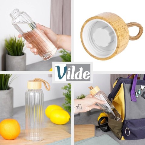 Butelka na wodę szklana 500 ml
