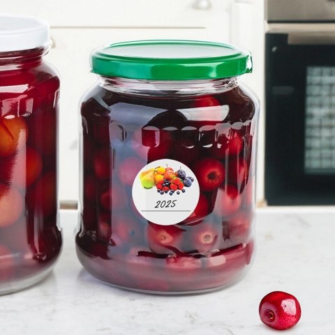 Etykiety samoprzylepne na słoiki 36 szt.