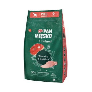 Pan Mięsko Wołowina z królikiem karma sucha dla psa 3kg