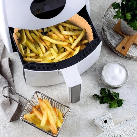 Wkład do frytkownicy Air Fryer beztłuszczowej papierowy okrągły 20 cm 50 szt.