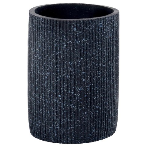 Kubek łazienkowy ceramiczny czarny 7,5x10,5 cm