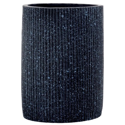 Kubek łazienkowy ceramiczny czarny 7,5x10,5 cm