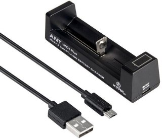 Ładowarka do akumulatorów cylindrycznych Li-ion 18650 Xtar ANT MC1 Plus micro USB-B