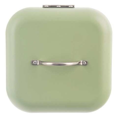 Chlebak Metalowy ORION GREENISH 20x20x17 cm Zielony Kompaktowy na Chleb