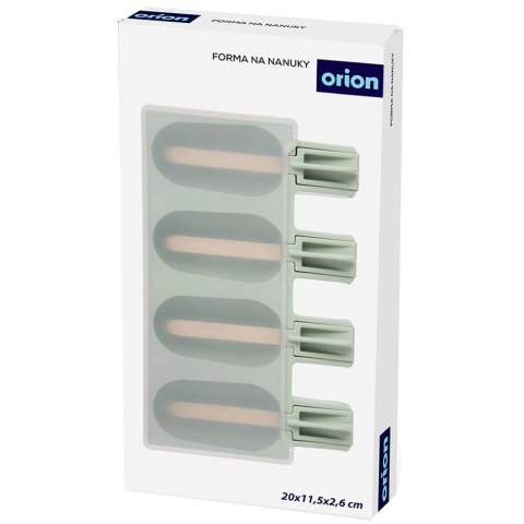 Forma do lodów silikonowa z pokrywką zielona