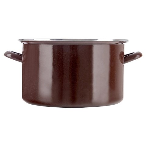 Garnek emaliowany BROWN 30 cm, 10 l
