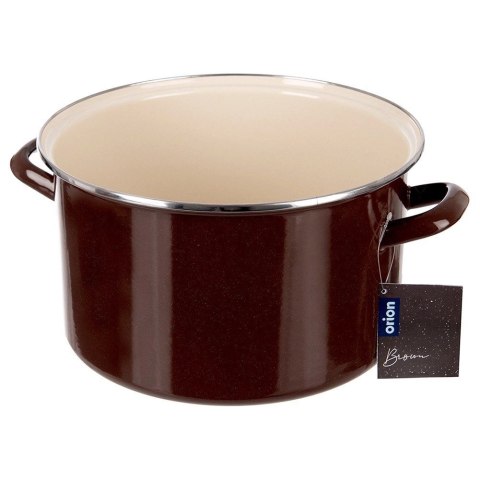 Garnek emaliowany BROWN 32 cm, 11,5 l