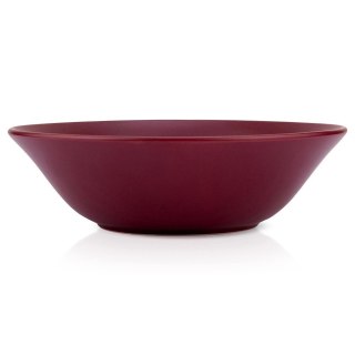 Miska sałatkowa ceramiczna bordowa SOHO 23,5 cm, 1,1 l