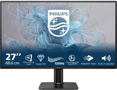 Monitor PHILIPS 27E2N2500/00 (27" /IPS /120Hz /2560 x 1440 /Czarny)