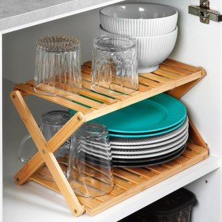 Półka kuchenna drewniana 34,5x18,5x19 cm