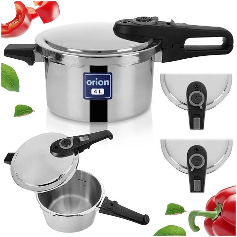 Szybkowar stalowy WIND 4 l