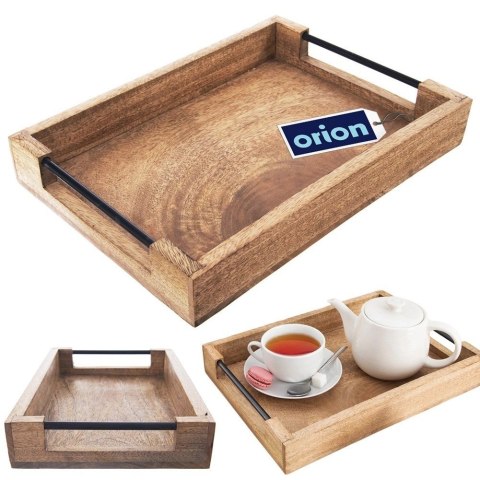Taca do serwowania drewniana MANGO 35,5x25,5x5,5 cm