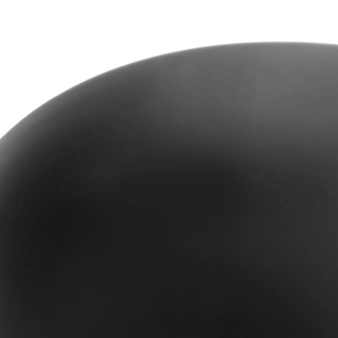 Talerz obiadowy płytki ceramiczny czarny 27 cm