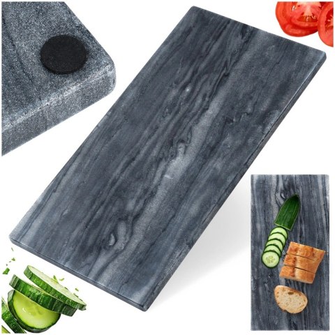 Deska do krojenia i serwowania marmurowa 40x20 cm