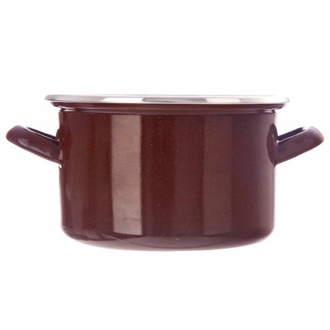 Garnek emaliowany BROWN 18 cm, 2 l