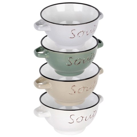 Miska bulionówka ceramiczna 600 ml 4 szt.