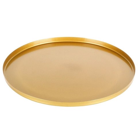 Podstawka pod kompozycje dekoracyjne świece metalowa złota 30 cm