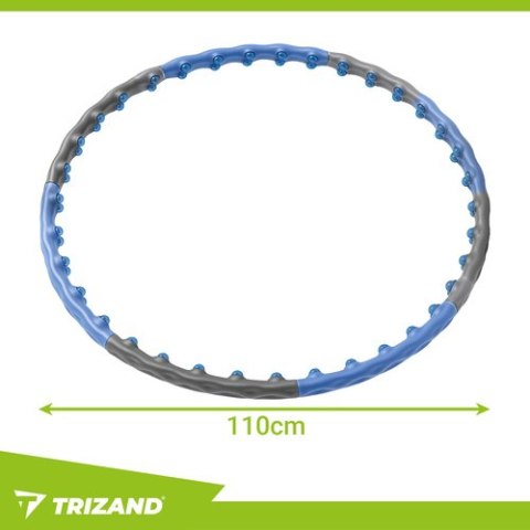 Hula hop z wypustkami Trizand 26347