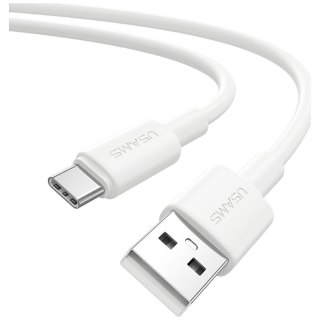 Kabel USB Usams U90 USB-A/USB-C 1m 3A biały