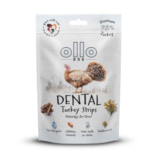 Ollo Air Dried Dental Turkey Strips dla psa 80g