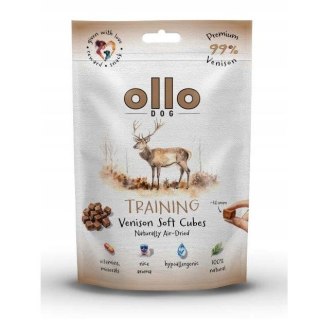 Ollo Air Dried Training Venison Cubes dla psa 80g