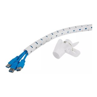 Organizer kabli i przewodów Neomounts ADS06-142WH Biały