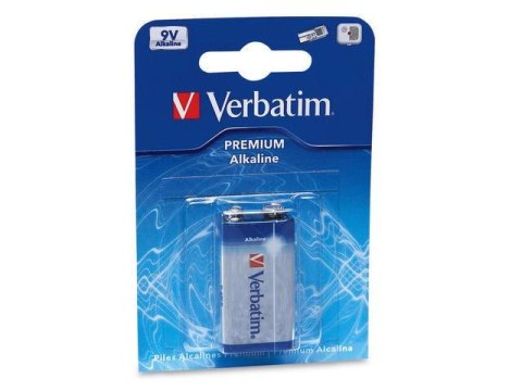 Bateria Verbatim 9V R9 6LR61 (1 szt blister) Bateria Verbatim 9V R9 6LR61 (1 szt blister)