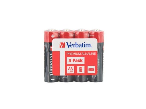 Bateria Verbatim LR6 AA (4 szt) shrink Bateria Verbatim LR6 AA (4 szt) shrink