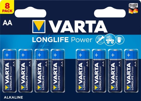 Baterie VARTA LONGLIFE POWER AA 1.5V 8 szt Baterie VARTA LONGLIFE POWER AA 1.5V 8 szt